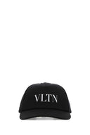 Valentino Garavani Capilla de béisbol de algodón negro