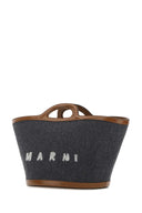 Marni Two Tone Felt And Leather Small Tropicalia Summer Handbag