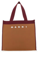 Marni Two Tone Fabric Medium Shopping Bag