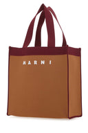 Marni Two Tone Fabric Medium Shopping Bag