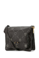 Bolso de cuerpo suave de tronco de cuero de cuero estampado marni