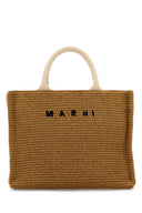 Marni Biscuit Raffia Small Shopping Bag