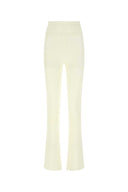 ANDREA AMADAMO Avorio Stretch Viscose Miscela Pant