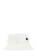 Champion White Cotton Bucket Hat