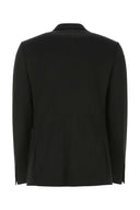 Dolce & Gabbana Black Stretch Viscose Blend Blazer