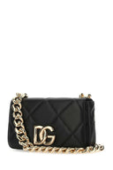 Dolce & Gabbana 3,5 Umhängetasche aus schwarzem Nappaleder