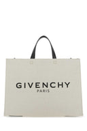 Givenchy Ivory Canvas Medium G Shopping Bag