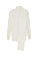 Givenchy White Crepe Blusa