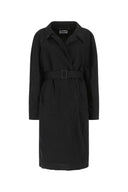 Balenciaga Midnight Blue Cotton Overcoat