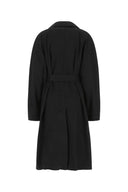 Balenciaga Midnight Blue Cotton Overcoat
