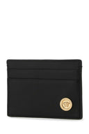 Versace Black Leather Card Holder