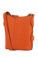 Max Mara Naranja de cuero Riviers Crossbody Bolse