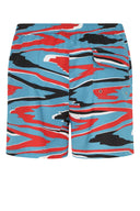 Pantalones cortos de natación de poliéster impresos en Missoni