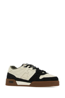 Fendi Multicolor Leather And Suede Fendi Match Sneakers