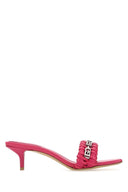 Givenchy fuchsia nappa skórzane gule gule
