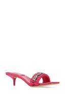 Givenchy fuchsia nappa skórzane gule gule