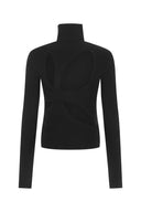 Givenchy Black Stretch Viscose Blend Top