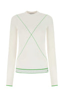 Bottega Veneta White Viscose Blend Sweater