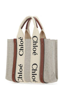 Chloe Multicolor Fabric Small Woody Shopping Bag