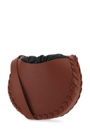 Chloe Brick Leather Small Mate Crossbody Bag