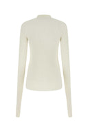 Quira Chalk Cotton Blend Cardigan