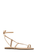 Tkees Haut rosa Wildleder Jo Sandalen