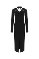 Dion Lee Black Wool Dress