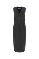 Prada Dark Grey Wool Dress