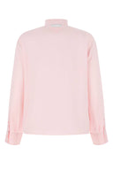 Camicia di crepe rosa pastello Prada