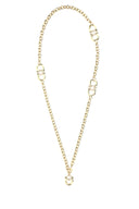 Salvatore Ferragamo Golden Metal Necklace