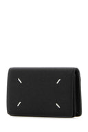 Tarjetero de cuero negro de Maison Margiela