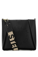 Stella Mc Cartney Black Alter Mat Mini Stella Logo Shoulder Bag
