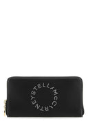 Stella McCartney Black Grainy Matten Brieftasche