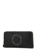 Stella McCartney Black Grainy Matten Brieftasche