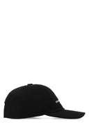 Stella McCartney Black Cotton Blend Baseballkappe