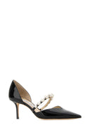 Jimmy Choo Black Leather Aurelie 65 Pumps