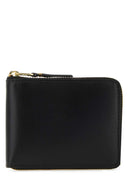 Cartera Comme Des Garçons de piel negra