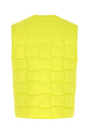 Giubbotto imbottito in nylon giallo fluo di Bottega
