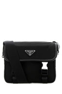 Borsa a tracolla Prada in nylon nero Re