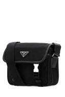 Borsa a tracolla Prada in nylon nero Re