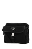 Bolso bandolera Prada de nailon negro
