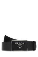 Prada Black Leather Belt