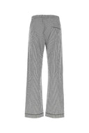 Pant poplin ricamato Prada