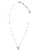 Collar de metal de plata Swarovski