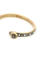 Bracciale in metallo Gold Alexander McQueen