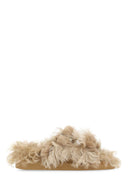 ALEXANDER MCQUEEN BEIGE ECO FURPPRES