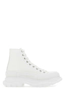 Alexander McQueen White Canvas Canvas Sack Sneaker