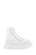 Alexander McQueen White Canvas Canvas Sack Sneaker