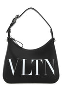 Valentino Garavani Black in pelle VLTN borsetta