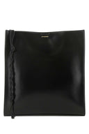 Jil Sander Bolso de hombro grande de cuero negro